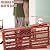 bimiti Scaffolding Folding Work Platform Length 70.87in Width 14.96in Height Adjustable Folding Work Platform Galvanized Steel Welded Maximum Load Capacity 770lbs Adjustable Work Platform Red