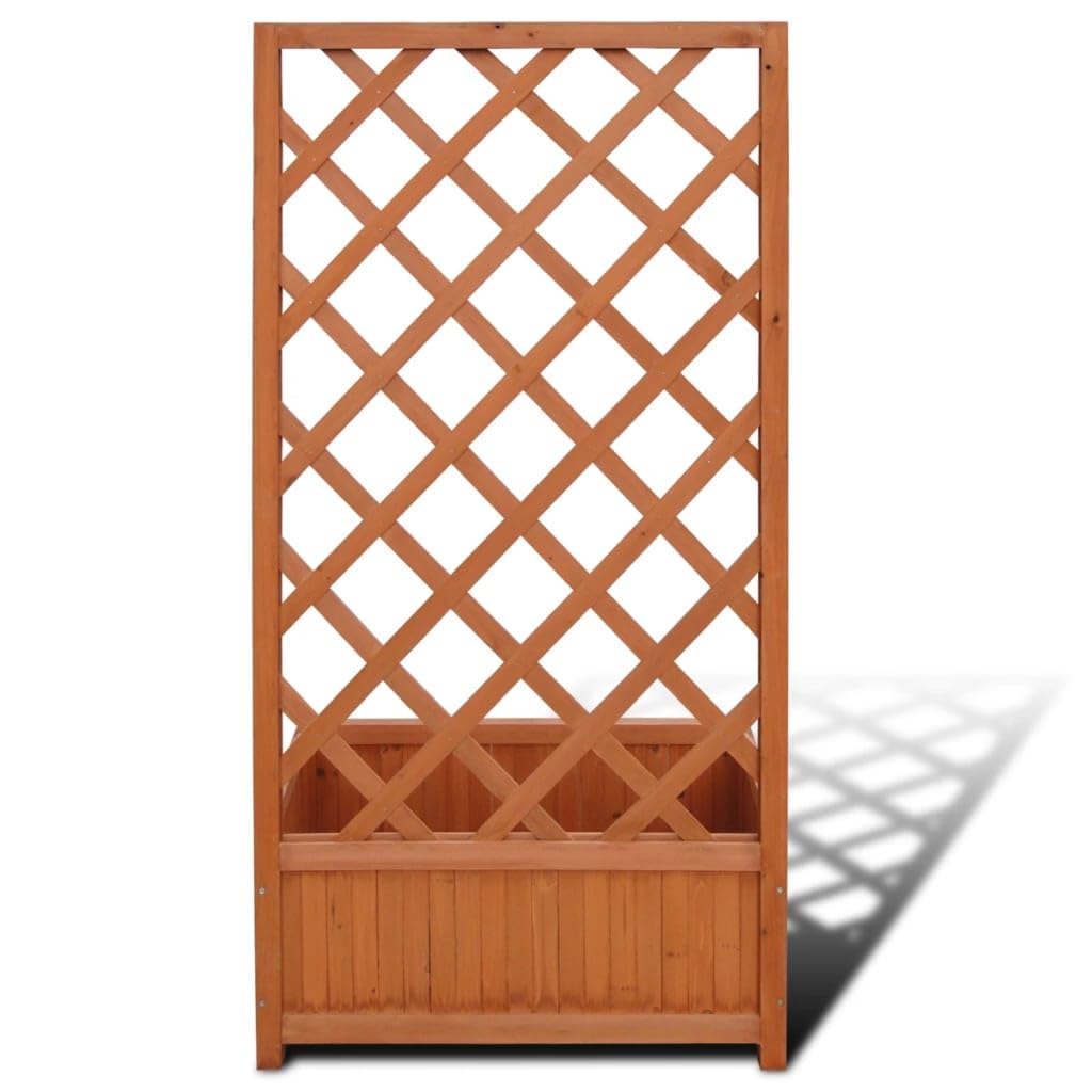 Gartenregal Kräuterbeet Pflanztisch Balkonschrank Pflanzkübel mit Rankhilfe 70 x 30 x 135 cm Ideale Lösung für platzsparendes Gärtnern und gesunde Pflanzen