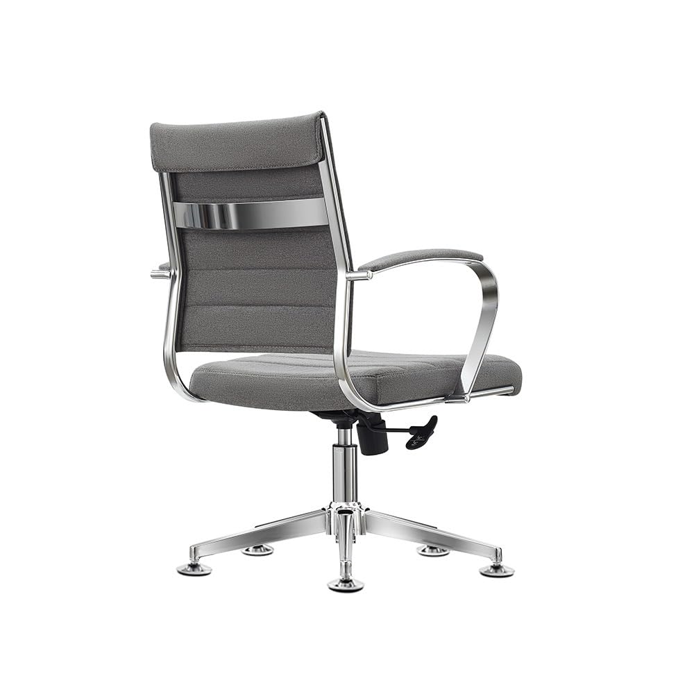 Konferenzstuhl Cádiz - Chromgestell - mit vielen ergonomischen Funktionen (Stoff, Anthrazit)