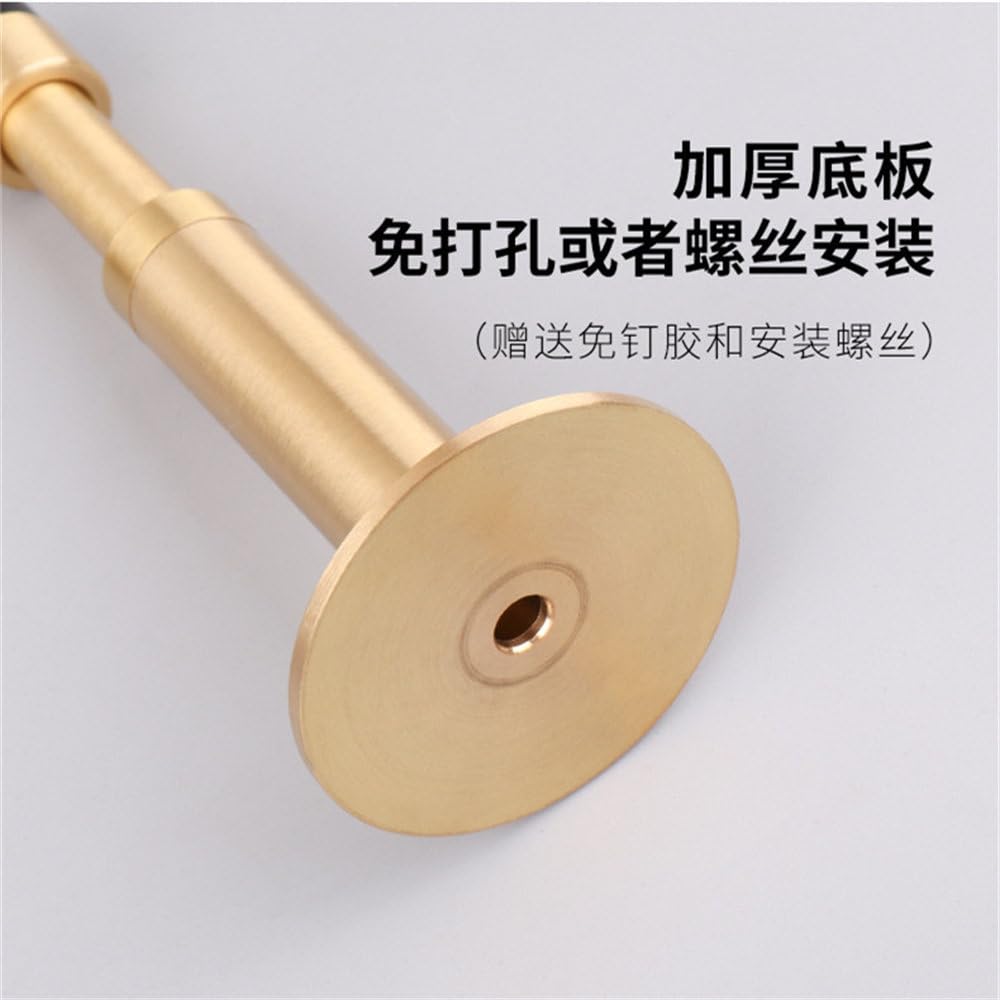 Tope de puerta sin perforaciones, artefacto anticolisión, amortiguador hidráulico, tope de puerta de baño, puerta de vidrio, golpe de silicona, silencioso, parte superior de la puerta, negro, 110 x 4