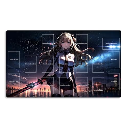 Neue Mlikemat Spielmatte Himmel Striker Ace - Raye TCG CCG OCG Sammelkartenspielmatte mit Zonen + Gratis Tasche (ZD014-754-A)