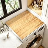 Waschmaschinenauflage 60x60 cm, Universal Waschmaschinenabdeckung, Rutschfest Waschmaschinenbezug, Antirutschmatte Waschmaschine, Staubschutzabdeckung für Waschmaschine, Trockner, Deckelschutz