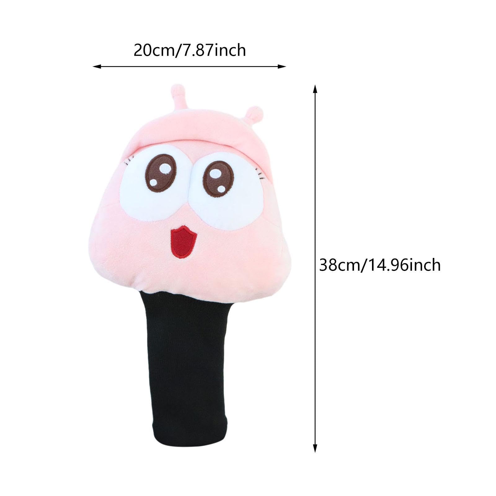 Golf Headcover Funda para Madera Cubierta Animal Peluche Tejido Protector de Cabezales Adecuado para Uso en Campo Transporte de Equipos Regalo para Ju