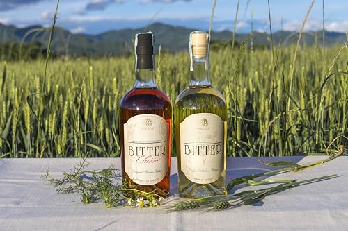 Classic Bitter Opificio Nunquam | Liquore Artigianale Con Bergamotto, Pompelmo Rosa, Spezie Ed Erbe Officinali | 25% Vol. | 700 Ml. - 2