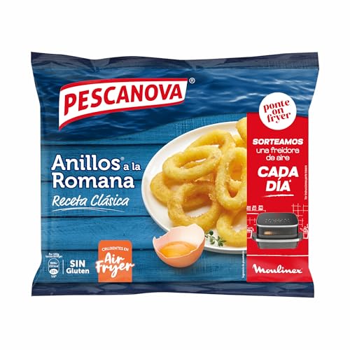 Pescanova Anillos a la Romana, sin Gluten, 400g (Congelado)