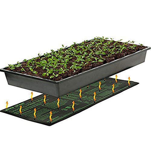 Tapis chauffant pour semis, plantes hydroponiques pour reptiles et propagation 25,4 x 50,8 cm Cover