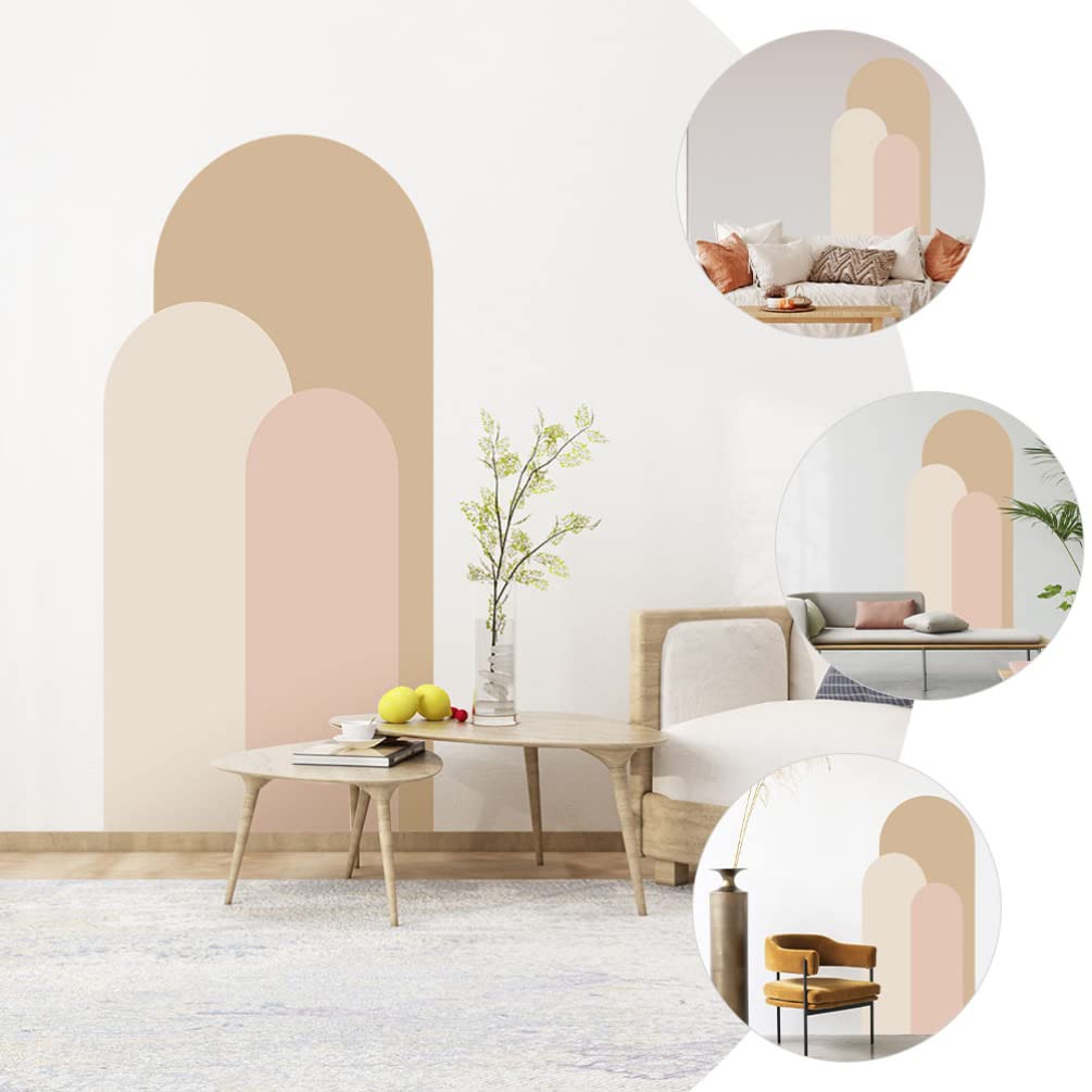 Decalcomania Ad Arco Rimovibile Per Parete – 55x20 Pollici, Adesivo Decorativo Stacca E Incolla Per Soggiorno, Ufficio E Camera Da Letto