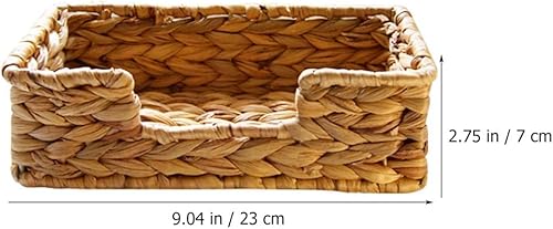 Miniatura 2 de Cestas de almacenamiento de paja bohemias cajas de almacenamiento de escritorio bohemias decorativas tejidas a mano, cestas de cuerda de papel