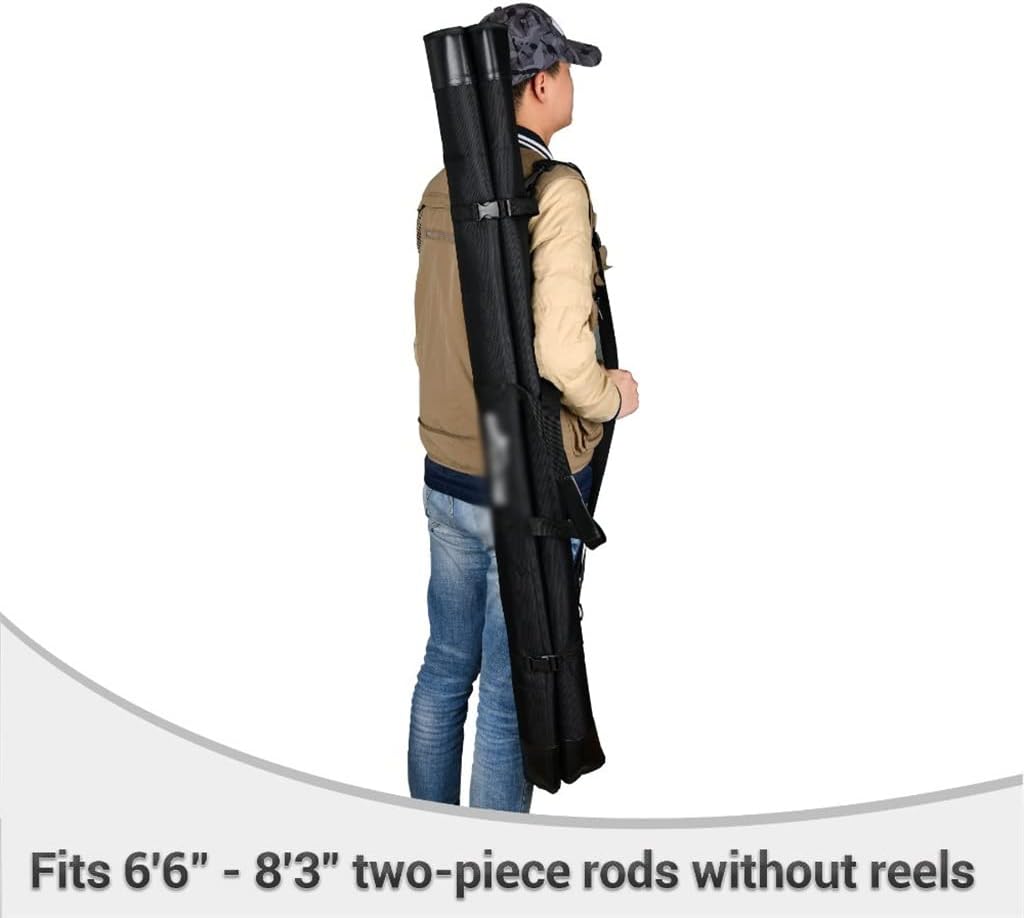 Fishing Rod Bag Portable Folding Storage Box Protector Tackle Handbag