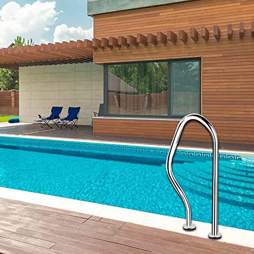 Barandilla para piscina de acero inoxidable 304 miniatura 1
