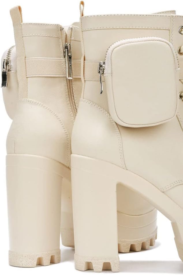 Cape Robbin Monik Round Toe Platform Block Heel Booties (Monik) - Image 4