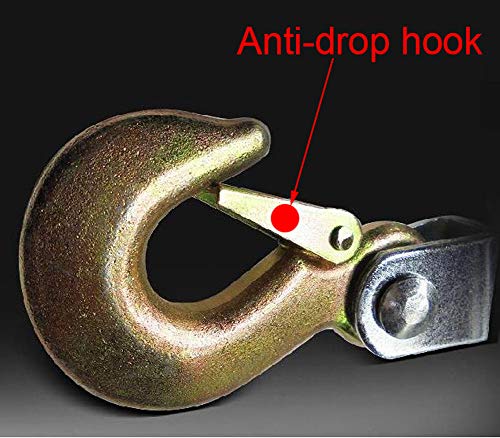 Verricello a doppia potenza, sollevatore manuale in acciaio portatile con cavo e gancio, Heavy Du Mover e installatore, ideale per sollevamento e posizionamento strumenti