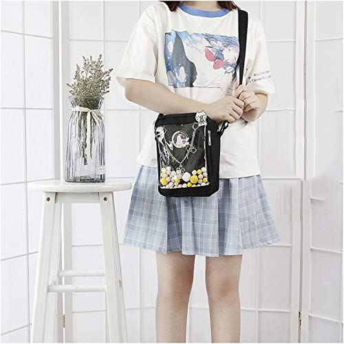 Ita Bag DIY Transparent Crossbody Anime Pins Bag Shoulder Messenger Itabag Comic Anime Satchels2