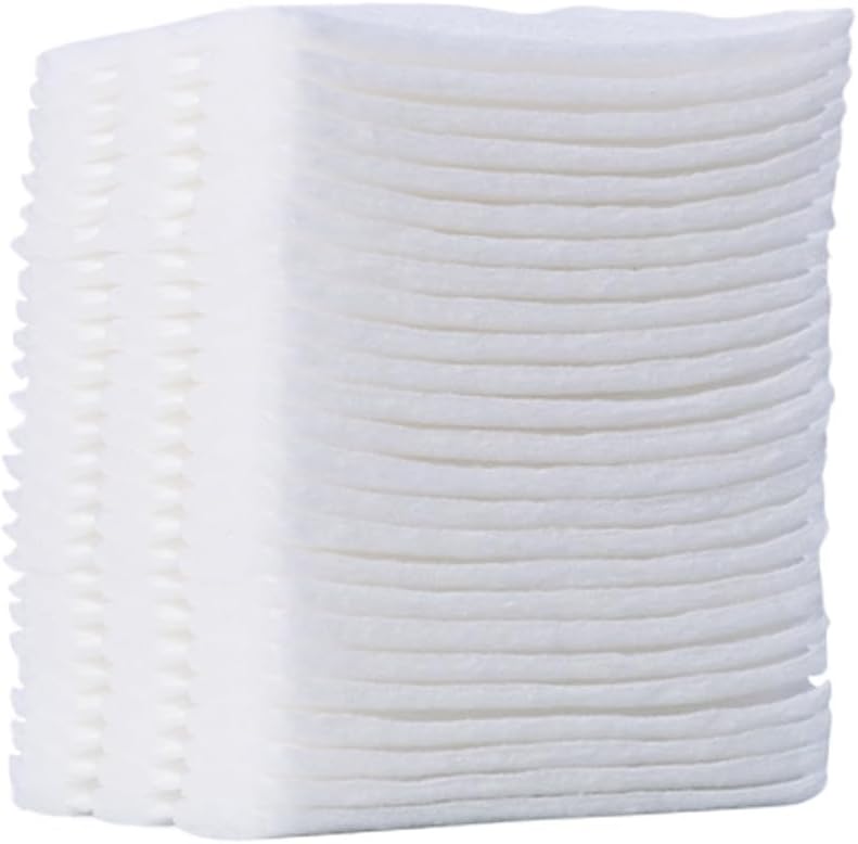 VALICLUD 200Pcs Three Layers Disposable Facial Cotton Pads Soft and Absorbent Makeup Remover Cotton Pads for Clean Face Portable Pack with Bag for Daily Skincare and Makeup