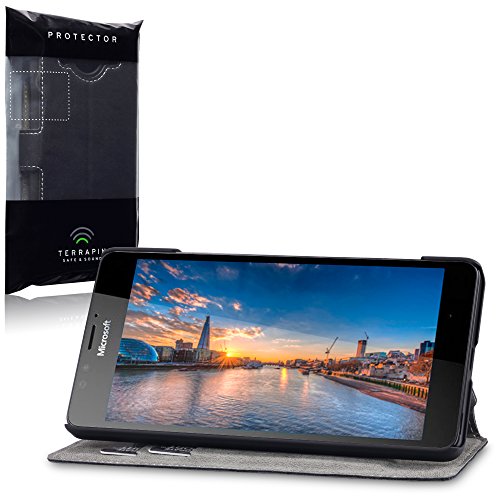 Microsoft Lumia 950 Case, Terrapin Cover di Pelle