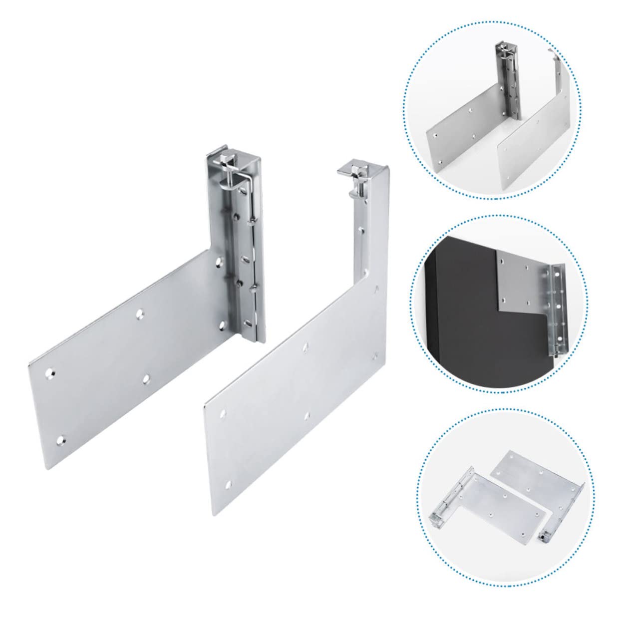 Gatuida Soporte para Armario de Pared de Resistente Soportes Colgantes para Muebles Pesados Herraje para Montaje de Gabinetes con Alta Capacidad de Carga Anticorrosivo y Duradero