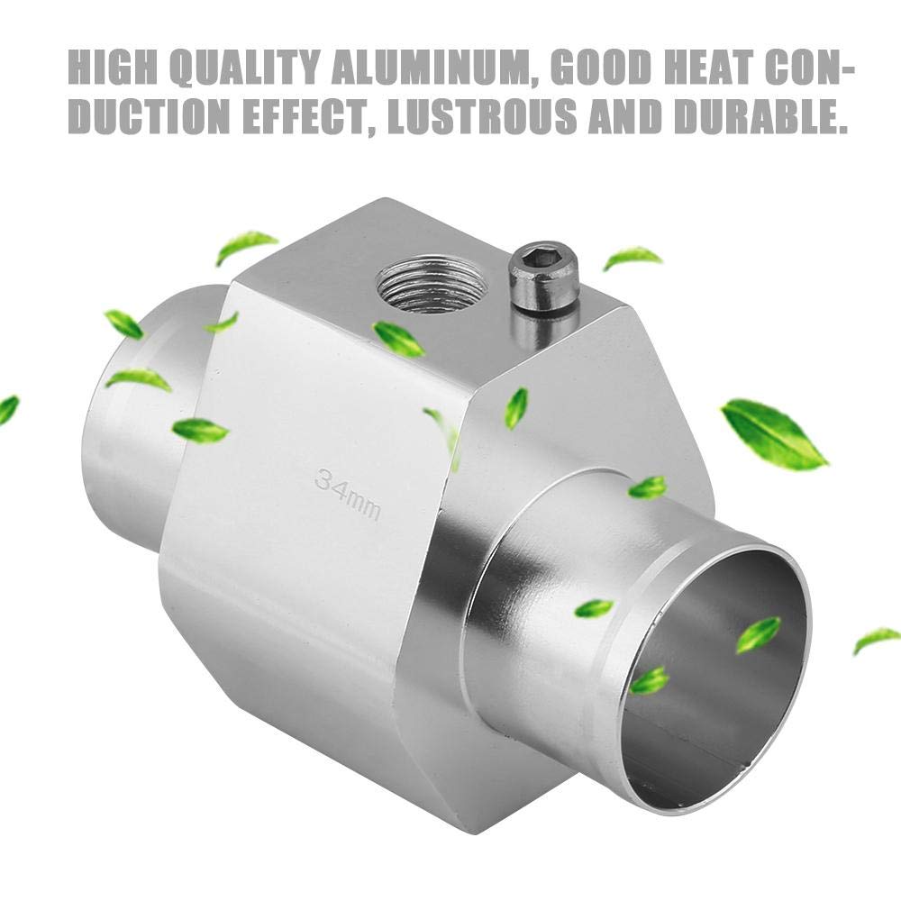 Adattatore Tubo Temperatura Acqua 34mm - In Alluminio Per Radiatore, Con Fascette - Foto 8