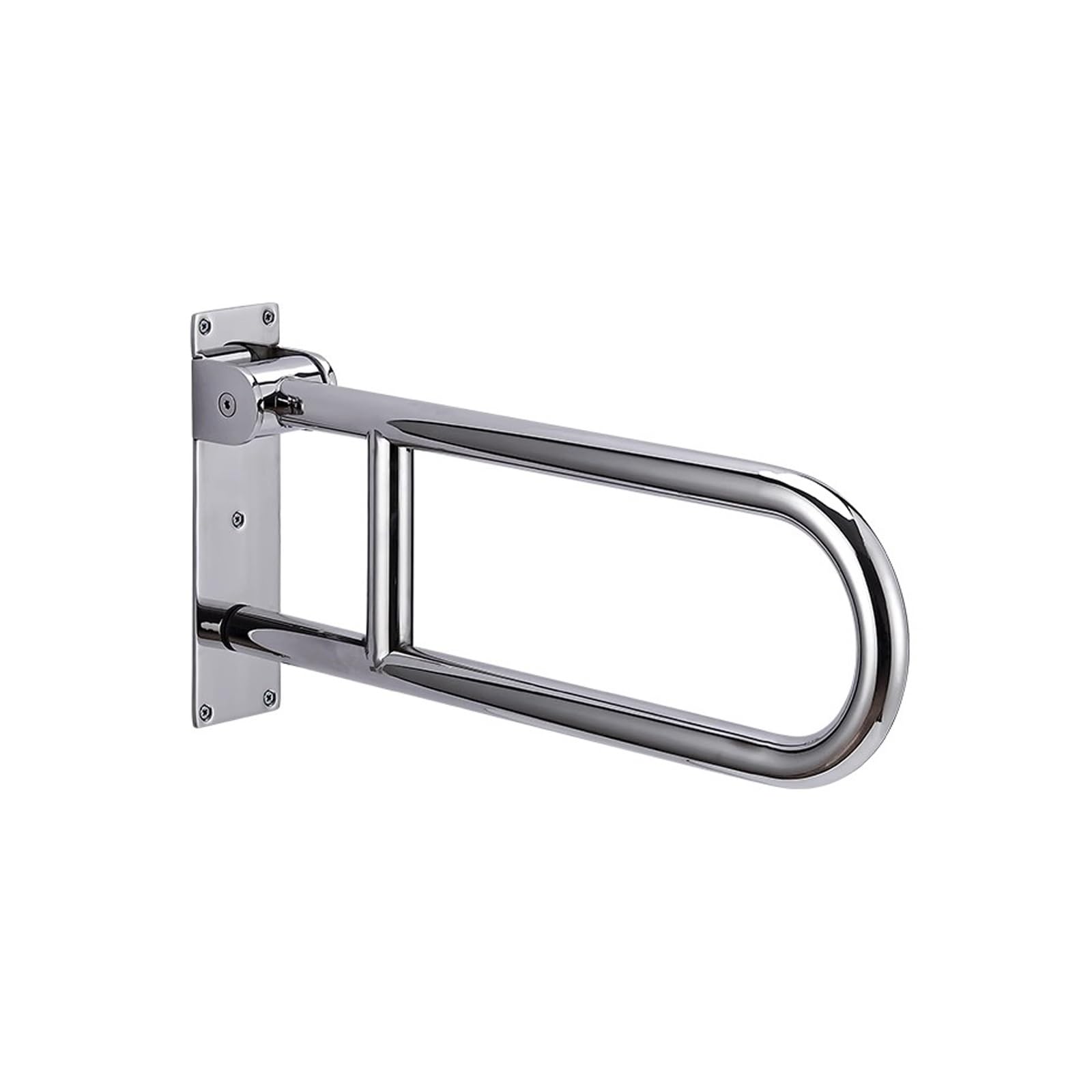 Maniglioni di Supporto, Barra di Sicurezza a Parete, in Acciaio Inossidabile, Pieghevoli, Maniglia per WC, dispositivi di Assistenza per Anziani e disabili (60 cm/24 Pollici)
