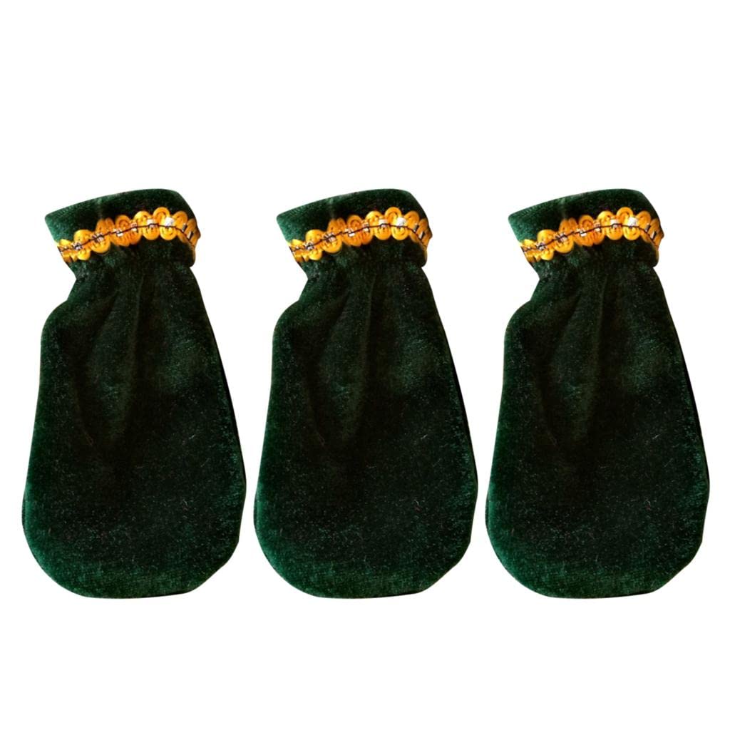 CALANDIS™ 2x3Pieces Pleuche Piano Sustain Pedal Cover Foot Sleeve Protector Pad Green | Furniture-image-39