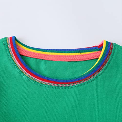 Baby Girl Animals Clothes Summer Dresses For Baby Girls Little Girl Casual Clohtes For Spring Summer Casual Dress For Little One Cute Girls Dresses With Cat Print 3T(Cat221, 3T) #TOP2