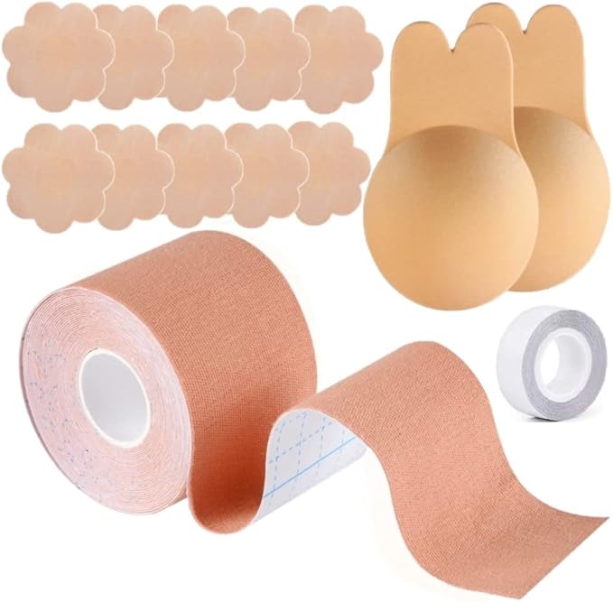 Sixome Boob Tape Strapless Push up Bra Self Adhesive Sticky Bra Strong