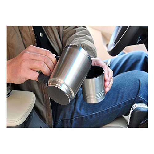Eaglerich YWRS-12VCZBR26 300Ml 12V Car Heating Cup Stainless Steel Auto Water Heater Kettle Travel Coffee Tea Heated Mug Motor Cigarette Lighter Plug thumb #7