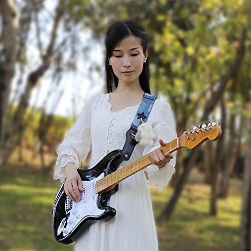 rayzm sangle de guitare, Sangle en Coton brodé en jacquard pour Guitare Acoustique/électrique ou Basse - Les Beatles, Paul McCartney, John Lennon, RIngo Starr, George Harrison rayzm sangle de guitare, Sangle en Coton brodé en jacquard pour Guitare Acoustique/électrique ou Basse – Image 4