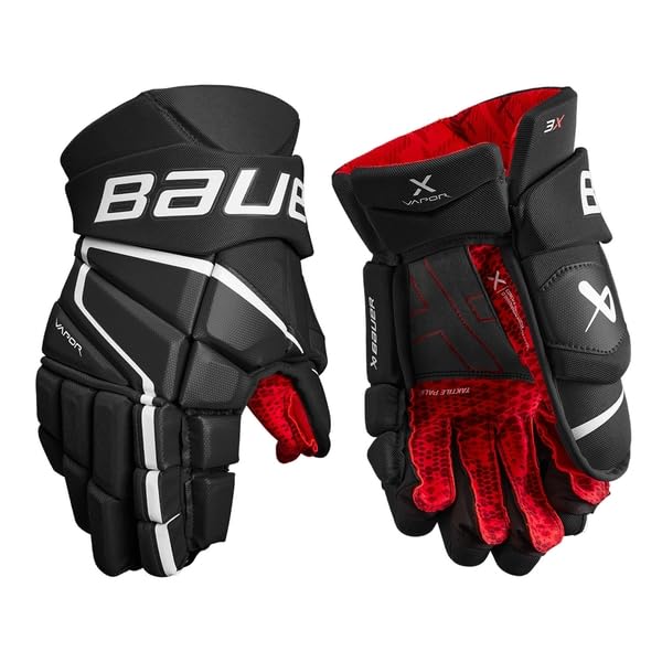 Bauer Vapor 3X Handschuhe Intermediate, Größe:12 Zoll, Farbe:schwarz/weiß