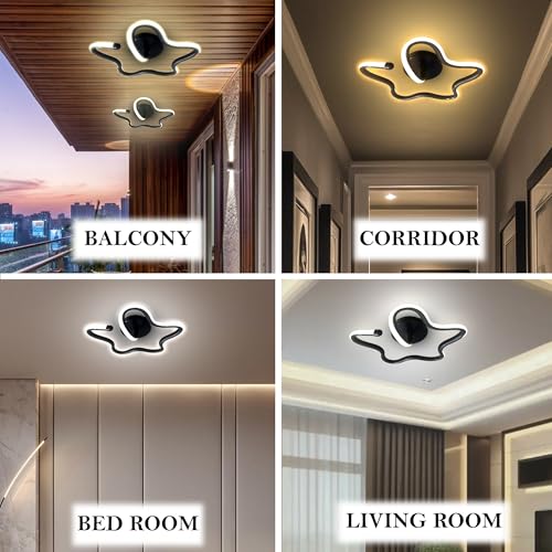 Image of Designer LED Ceiling Light | 50 V | 3 Colour Modes | Decorative Modern Jhoomer /Chandelier Light for False Ceiling | Best for Bedroom Living Room Hall Balcony Office