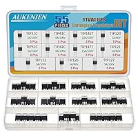 AUKENIEN 11 Werte TIP Transistor Silizium Leistungstransistor TIP31C TIP32C TIP41C TIP42C TIP142T TIP147T TIP120 TIP121 TIP122 TIP126 TIP127 Darlington Transistoren Sortiment Set