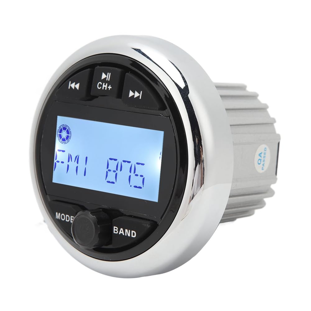 Du 12V Reproductor Mp3 Bluetooth Resistente Al Agua Anti Interferencias Estéreo Digital Radio de Audio FM Am para Barcos Marinos RV