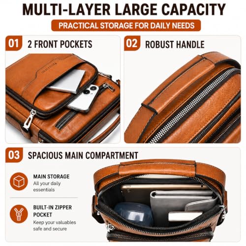 Image of CAVALO - Be Unique Sling Bag| Waterproof | Slim Crossbody Side Bag for Men & Women | Hard Shell Anti-Theft for Travel & Daily Use| Six Pocket|