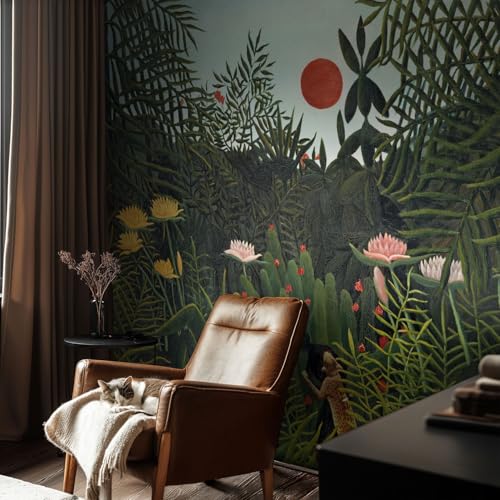Mural de pared autoadhesivo de 152x104 cm con paisaje exótico 3