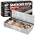 Kaluns Smoker Box For Gas Grill or Charcoal Grill, Stainless Steel Smoke Box, Works with Wood Chips, Add Smoked BBQ Flavor, Hinged Lid,Warp Free Grill Accessories