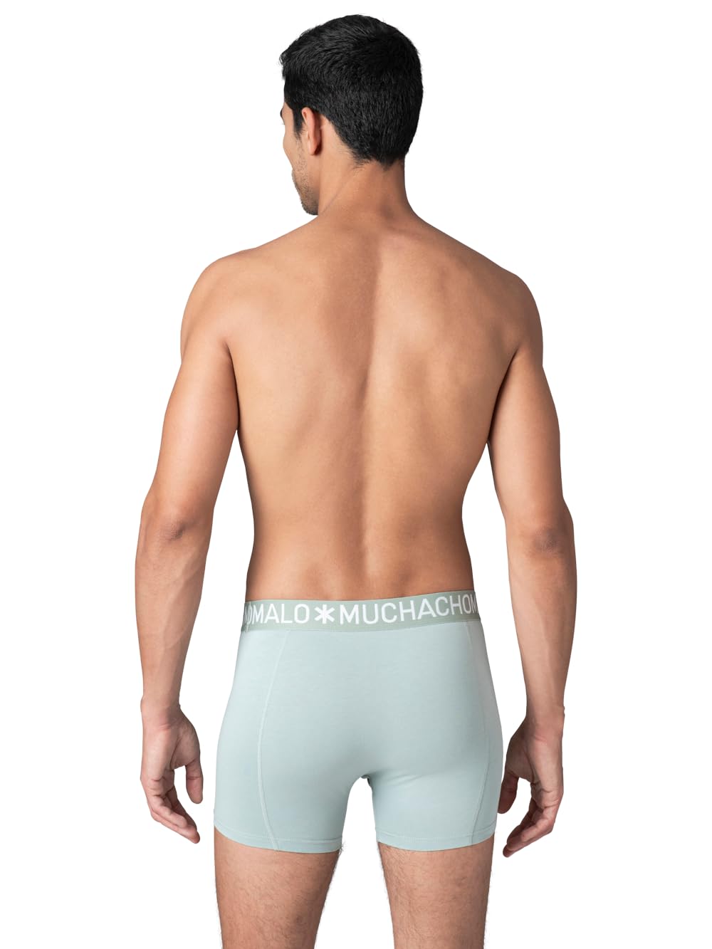 Muchachomalo Calzoncillos para Hombre, Ropa Interior Lisa de Algodón para Hombre, Pack de 7 Unidades, Bóxers Lisos de Corte Clásico con Cintura Elástica