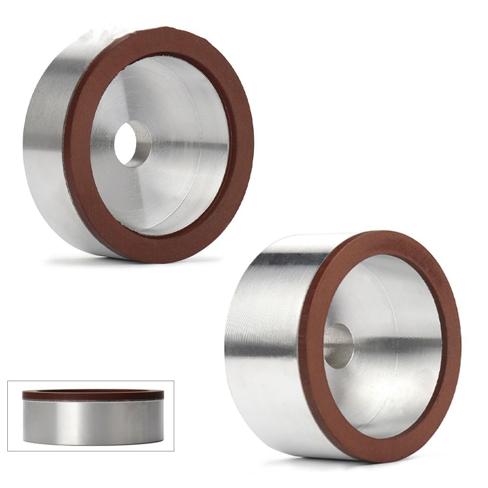 100mm Diamentowa tarcza garnkowa 4" Żywiczna tarcza szlifierska do szlifowania cięcia stali wolframowej stali szybkotnącej materiałów ceramicznych szklanych, 50MM, 1