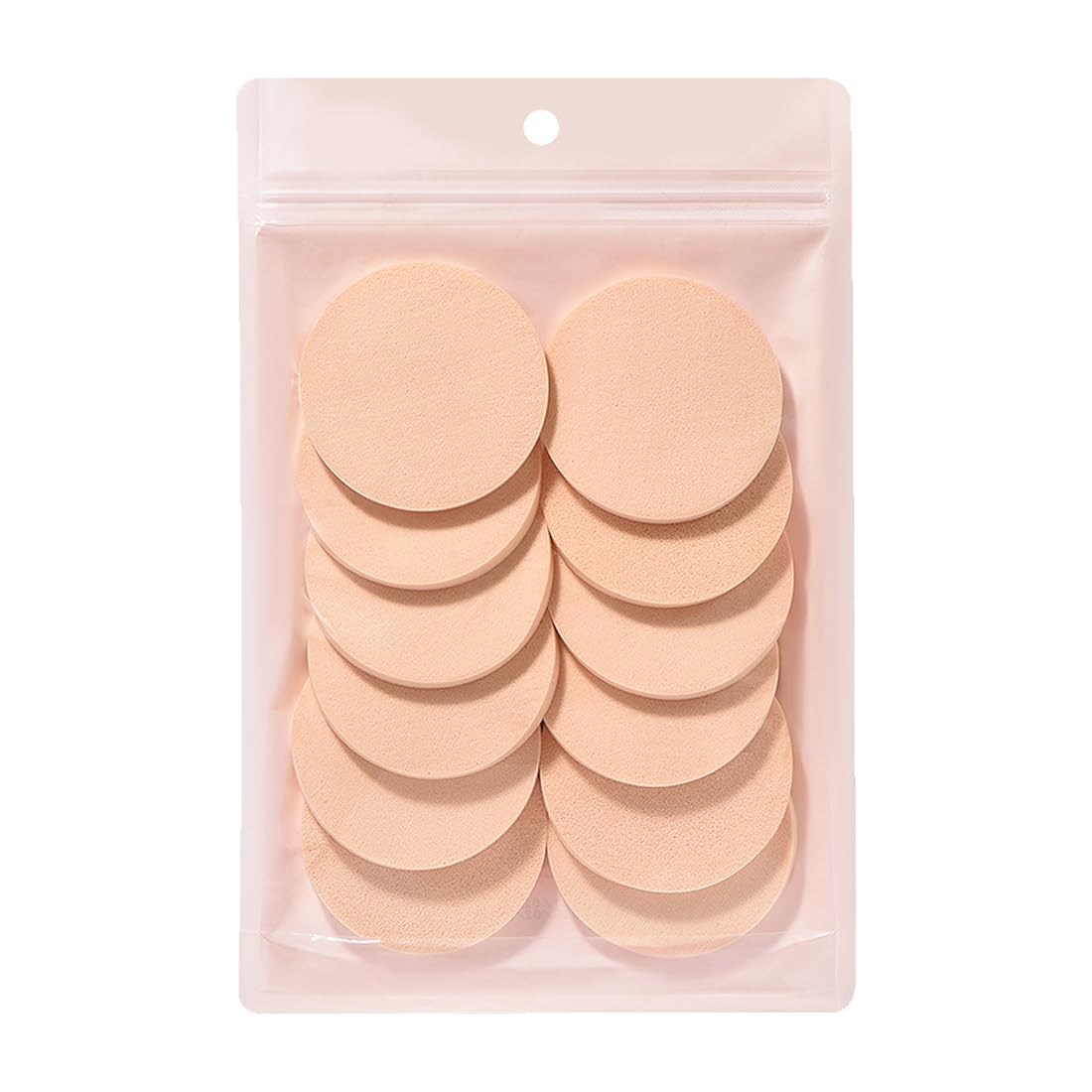 12 Stück Make-Up Schwämme Für Foundation & Puder – Hautfarbe, Weich, Waschbar, Ideal Für Präzises Schminken