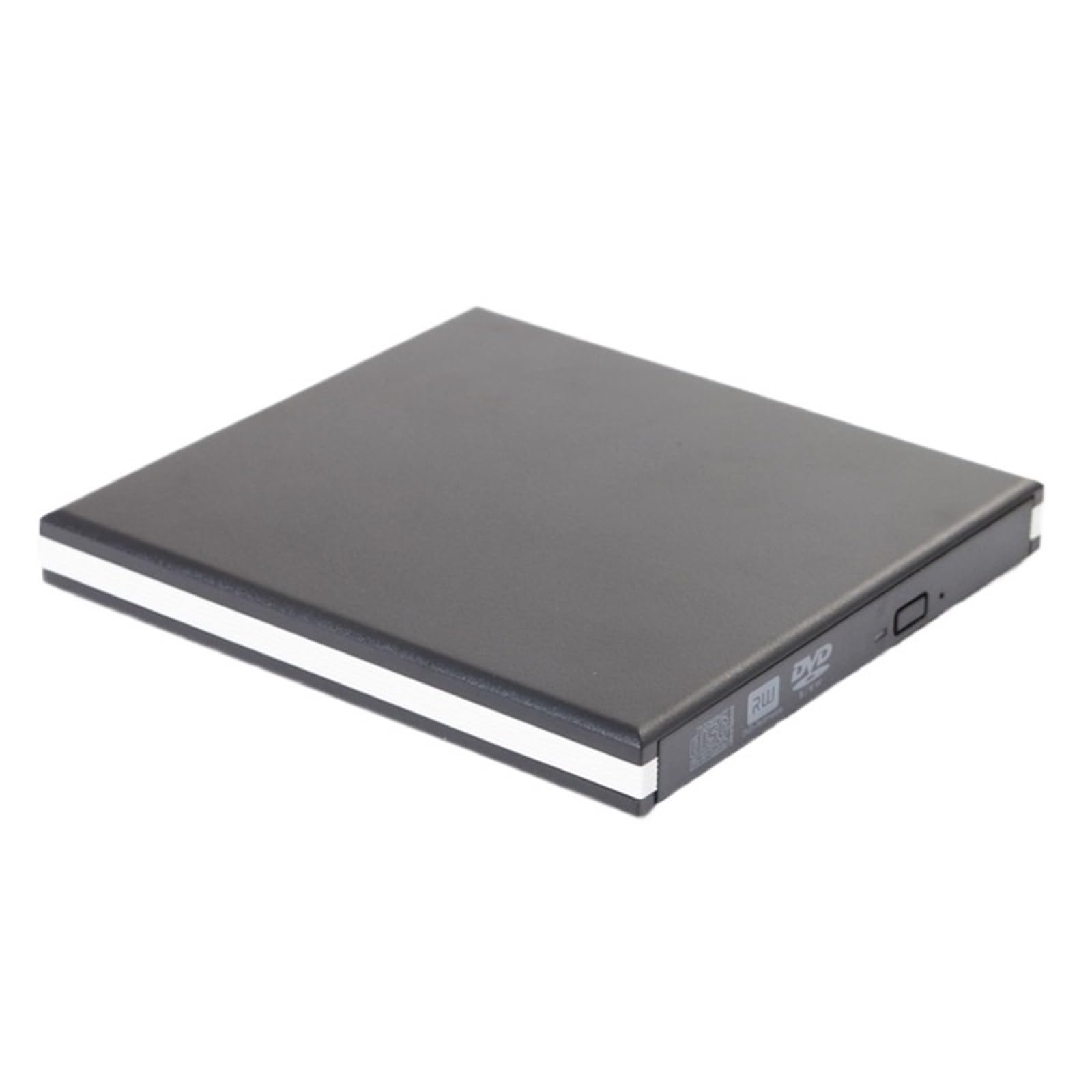 Kolorowy Pasek Boczny Zewnętrzna Nagrywarka CD/DVD USB PC Notebook Zewnętrzny Wymienny Napęd Optyczny łAtwy W UżYciu(White)