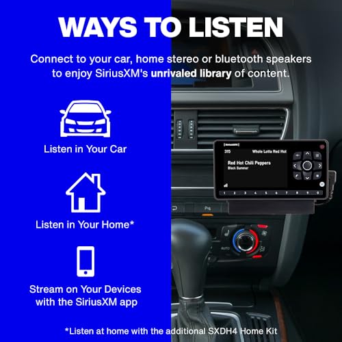 image for Onyx EZR Satellite Radio with Vehicle Kit (SXEZR1V1) | SiriusXM, Siriu