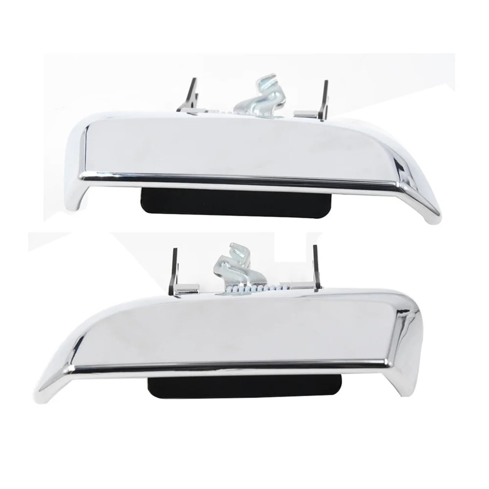 Duhnxuj Silver Lh And Rh Car Door Handle For Nissan For Pathfinder R51 2005-2013 Black Chorme Left Right Rear Door Outer Handle(Silver Lh And Rh)