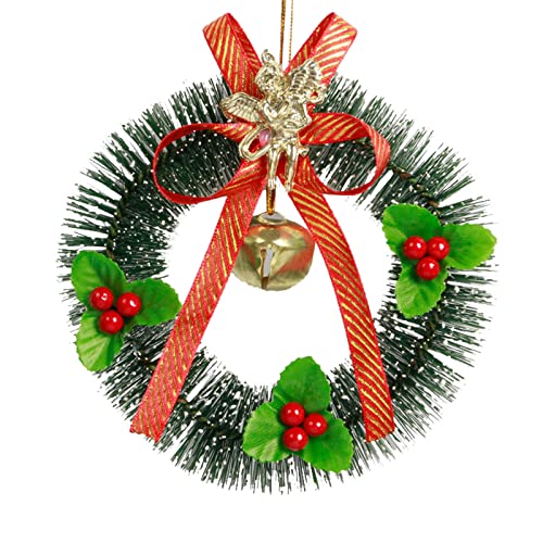 Guirlande de Noël Décoration Porte Entrée Murale Fête Rouge Unique