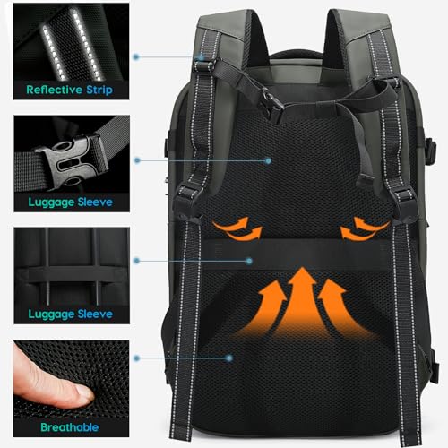 Image of BANGE Sleek Fashion Backpack Combines Anti-Theft Security with Lightweight Comfort for Trendy Travelers