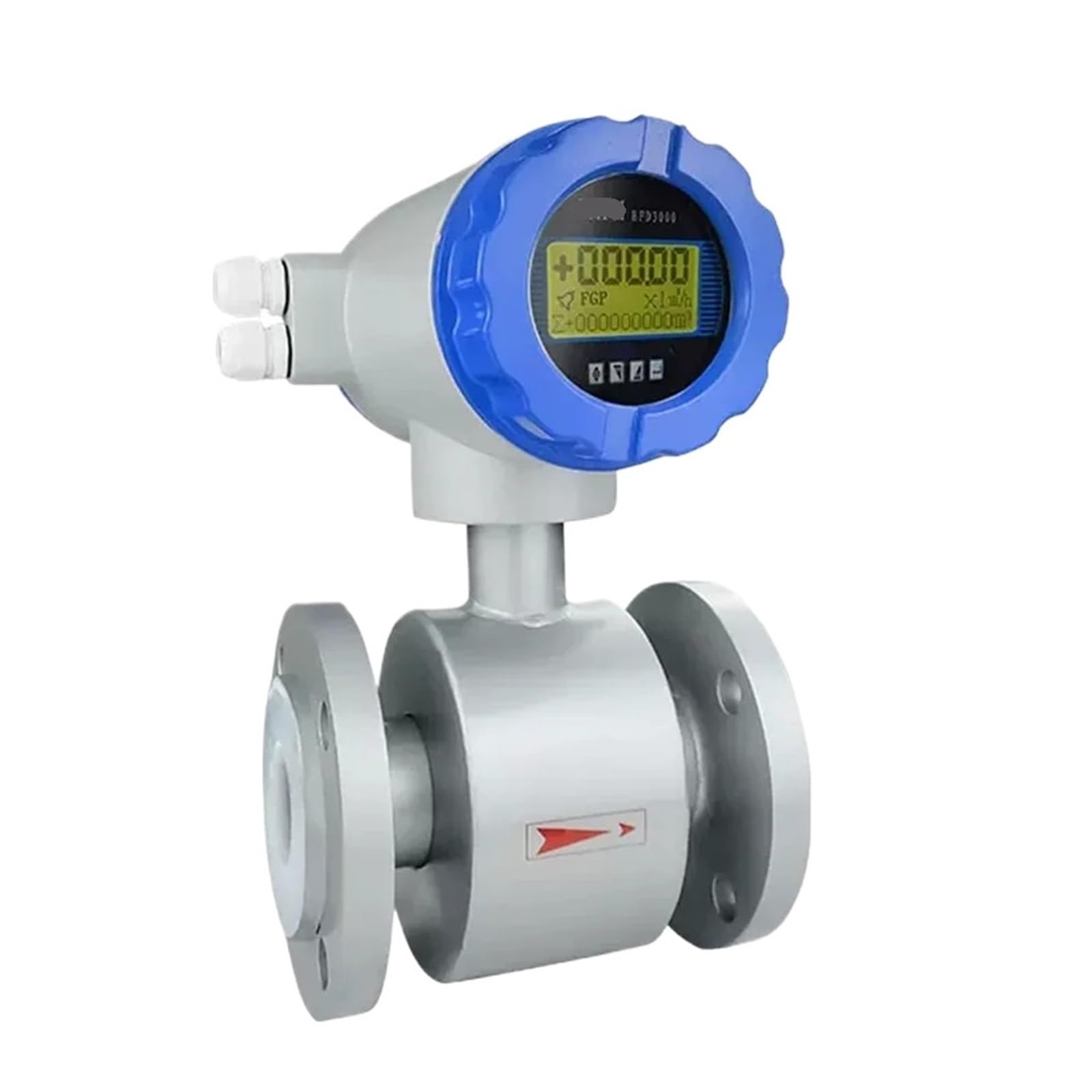 KSZHZYMGX Electromagnetic Flow Meter Pulse 4-20mA RS485 Sea Water Waste Water Flowmeter(DN80)