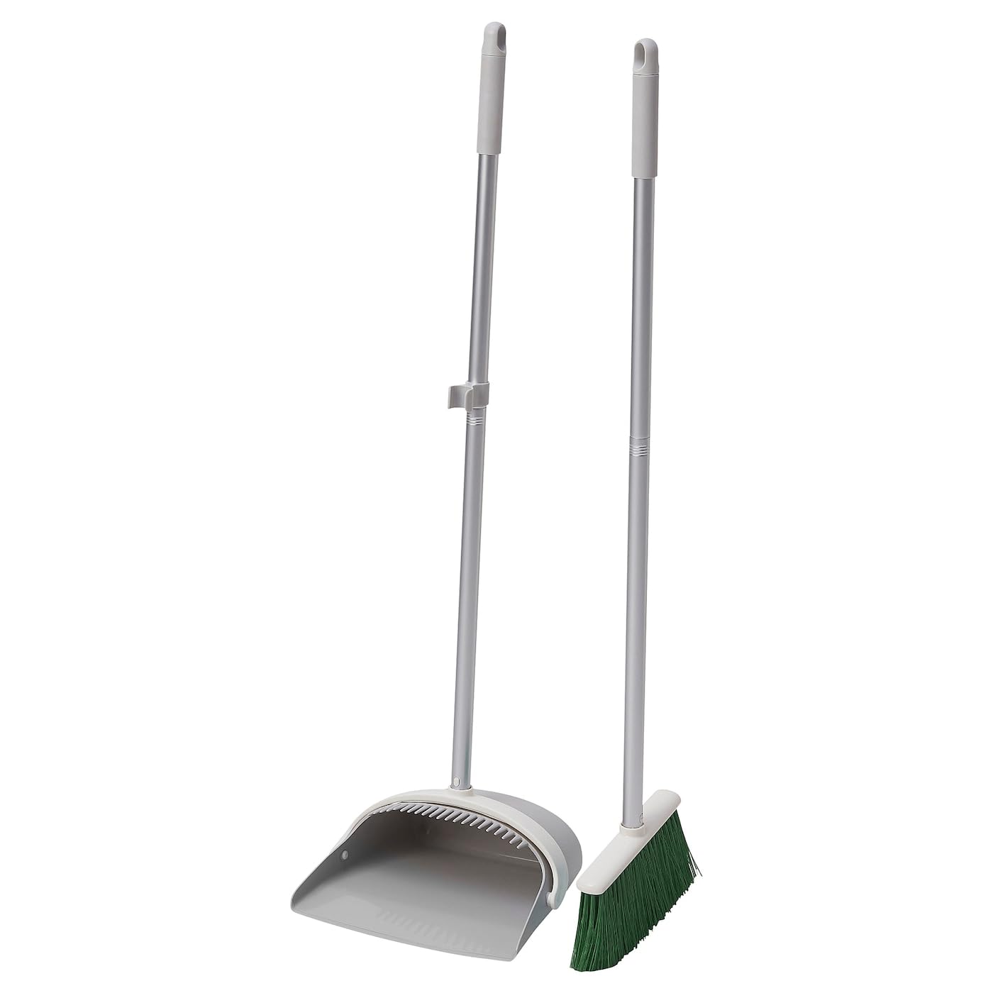 Ikeaa PEPPRIG Dustpan and Broom Set, Grey/Green, Steel Pole, Polypropylene Plastic Stand and End Cap, PET Plastic Bristles (B0D63GLZCC) Amazon Price History, Amazon Price Tracker