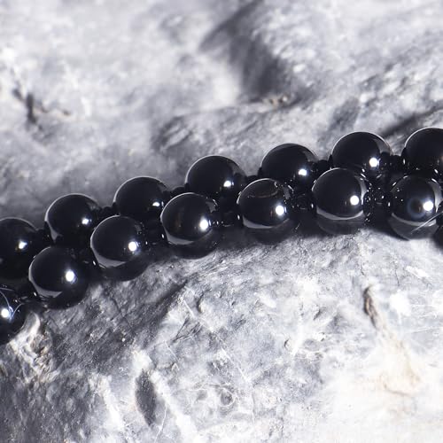 Natural White Black Pink Amethyst Coral Aquamarine Quartz Stone Necklace for Women, Beaded Long Tassel Pendant Chakra Healing Crystal Necklace4