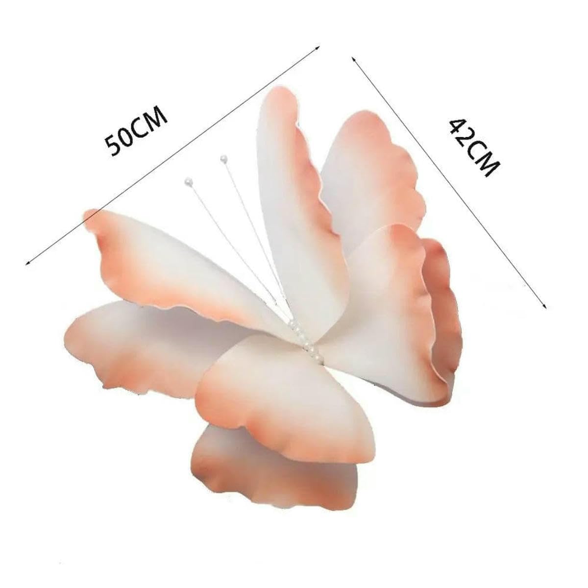 Lot De 50 Papillons Colorés De 8.5 Cm Pour Décoration De Jardin Sur Bâtonnets De Papillons Pour