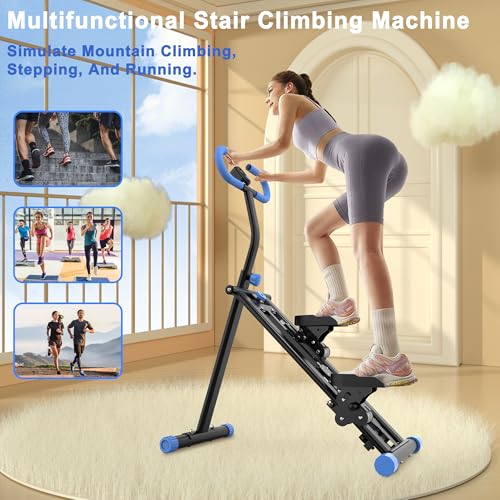 Image of Stair Stepper for Home-Upgrade Vertical Climber Workout Machine for Full-Body Exercise Climber Fitness Equipment with Stable Frame Adjustable Handlebar