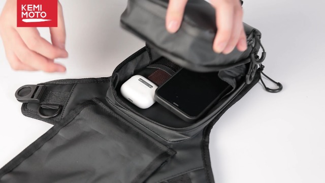 Amazon.co.jp: KEMIMOTO バイク レッグバッグ 2L容量 レッグポーチ