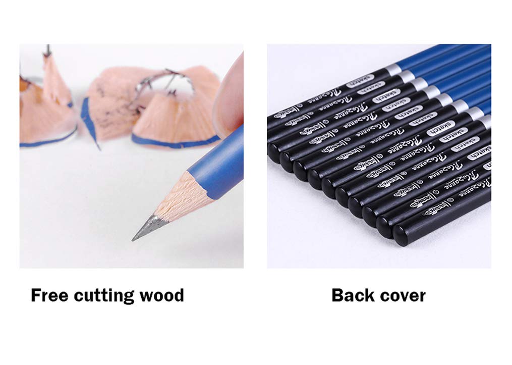 Amazon.com: Sketch Pencil 2H H HB B 2B 3B 4B 5B 6B 7B 8B 10B