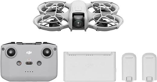 DJI Neo Fly More Combo, Mini Drone with 4K UHD Camera for Adults, 135g Self Flying Drone that Follows You, Palm Takeoff, Subject Tracking,...